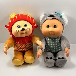 Charming Plush Lion and Koala Duo